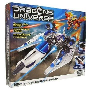 Mega Bloks Dragon Battle - Iznīcinātājs un Pūķis