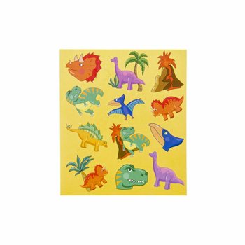 FUN STICKERS &ndash; MODELIS: DINOZAURS (120 gab.)