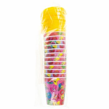 Glāze ar salmiņu / Saldējuma glāze &ndash; Smiley, 250 ml (12 gab.)