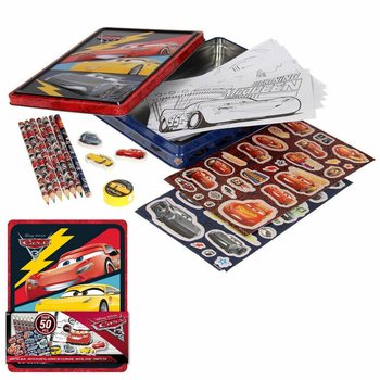 DISNEY CARS 3D Radošais Komplekts Metāla Kārbā (12 gab.)