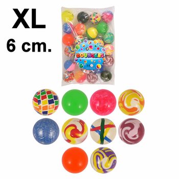 XL Mix Lēkājošās Bumbiņas Ø6cm (25 gab.)