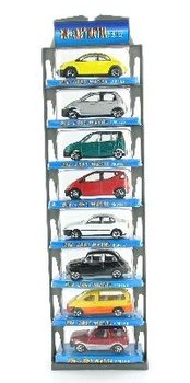 8 Metāla Automašīnu Komplekts Uz Karāmā Blistera