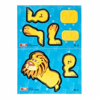 3D Putu Puzle Meža Dzīvnieki (48 gab.)