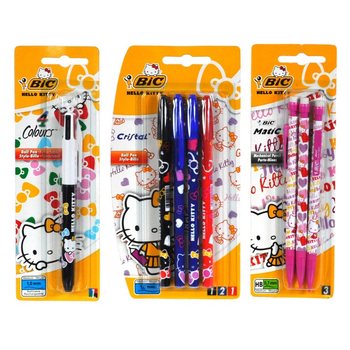 HELLO KITTY BIC PILDSPALVAS SORTIMENTS UZ KARTES (12 gab.)