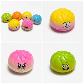RAGE - Mīkstie pelmeņi Squishy LIELIE (9 x 9 x 4 cm) - Viral 2026 Fidget rotaļlieta - AR PIEKARI (24 gab.)