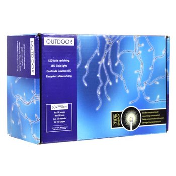 ĀRA ZIEMASSVĒTKU APGAISMOJUMS - VIRTENE AR 150 LED LAMPINĀM 2,9 METRI