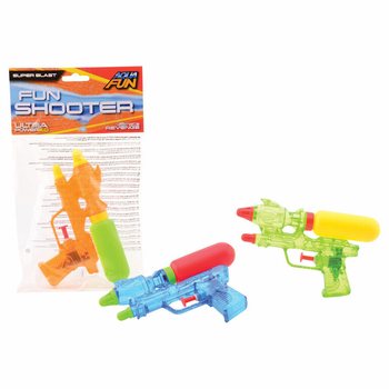 AQUA FUN - Ūdens pistoles, 16 cm - Ar pakaramo kartonu (12 gab.)