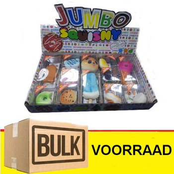 *** VAIRUMTIRDZNIECĪBAS PIEDĀVĀJUMS *** JUMBO SQUISHY displejā (288 gab.)