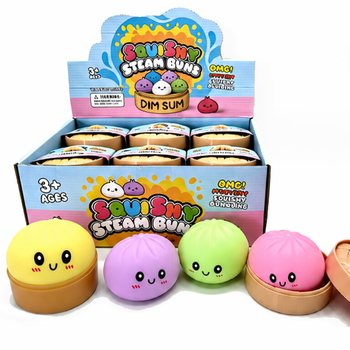 RAGE - Lielie mīkstie pelmeņi (Squishy Dumplings) (Izm. 8.5 x 8.5 x 4.8 cm) - Viral 2026 Fidget Toy (12 gab.)