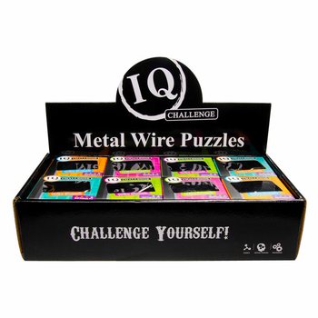 IQ METĀLA PUZLE KASTĪTĒ (24 gab.)