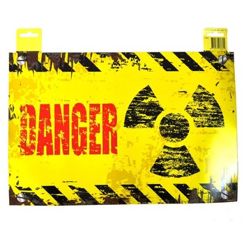 DEKORATĪVA DURVJU ZĪME - "DANGER" / "KEEP OUT" (12 gab.)