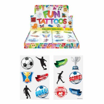 JAUTRIE TETOVĒJUMI - MODELIS: FUTBOLS DISPLEJĀ (96 gab.)