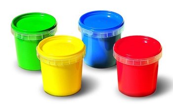 SES pirkstiņkrāsas, komplekts 4x150ml (4 krāsas) (1 gab.)