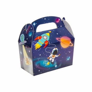 Kosmosa tēmas dāvanu kārbiņas SPACE 12x12.5x6 cm (12 gab.)