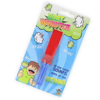 Fart Whistle - Svilpe ar pirdienu skaņām uz kartītes (12 gab.)