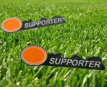 Futbola Līdzjutēja Nozīmīte Oranža (12 gab.)
