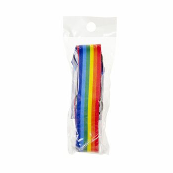Varavīksnes kakla saite / Lanyard - 50 gab.