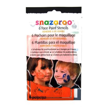 SNAZAROO - 6 Sejas Krāso&scaron;anas Trafareti (12 gab.)