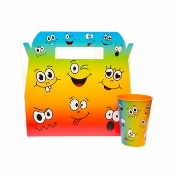 Bērnu Izvēlnes Kastīte Smiley - 22,5 x 12 x 9,5 cm (24 gab.)