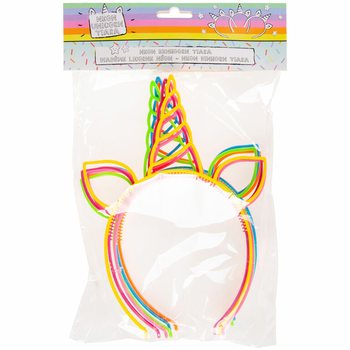 Vienradža matu stīpiņa, neon krāsu mikss (24 gab.)