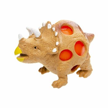 Saspiežama dinozaura sieta bumba "Squishy Mesh" - stends (12 gab.)