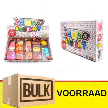 *** VAIRUMTIRDZNIECĪBAS PIEDĀVĀJUMS *** JUMBO SQUISHY displejā (288 gab.)