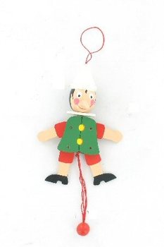 Koka pajaciņ&scaron; Pinokio - Jumping Jack (4 gab.)