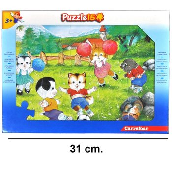 Liela 15 daļu puzle - Modelis: Draugi (12 gab.)