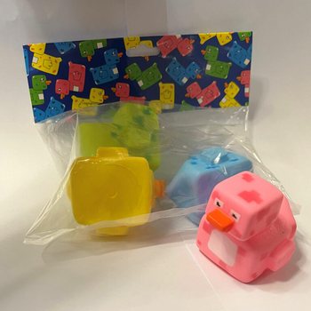Spēļu pīlī&scaron;u mikss - Vannas pīles 6x5 cm (4 gab.)