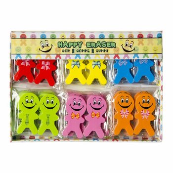 Jautras Smiley dzē&scaron;gumijas, 2 daļas (36 komplekti)
