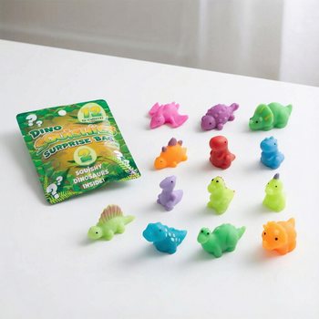 Pārsteiguma maisiņ&scaron; - SQUISHY DINOZAURI (24 gab.)