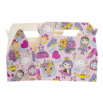 Bērnu Izvēlnes Kastīte Princese - Menu Box - 22,5 x 12 x 9,5 cm (24 gab.)