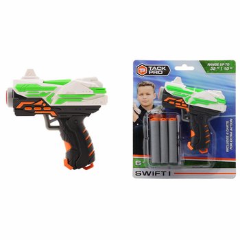 Rotaļu pistole Tack Pro Swift I ar 6 mīkstajām bultām - 11 cm