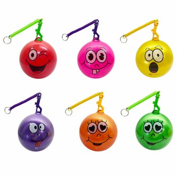 SMILEY BUMBA AR AUKLU / BUNGEE BUMBA &Oslash;23 cm (10 gab.)