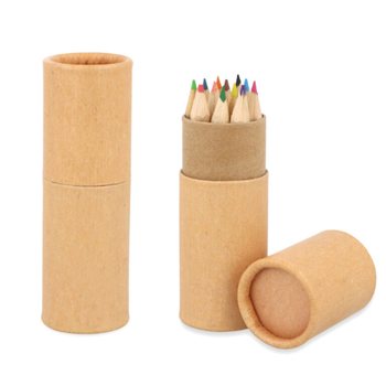 12x Krāsu Zīmuļi Tūbiņā: Modelis: Eco Friendly - Displejā (20 gab.)