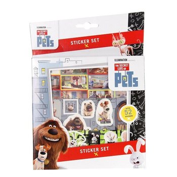 Uzlīmju komplekts SECRET LIFE OF PETS 52 detaļas (12 gab.)