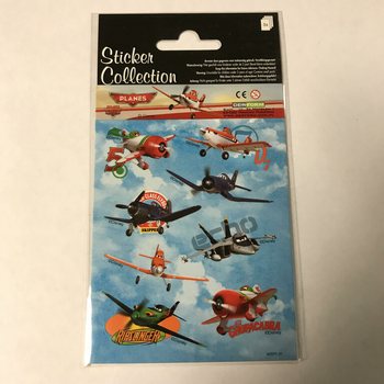 Disney Planes Uzlīmju Loksnes 16 x 9 cm (10 gab.)