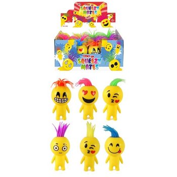 Gaismas Squeezy Smiley Lelles Displejā (12 gab.)