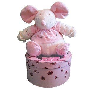 MĪKSTĀ ROTAĻLIETA BABY BOW DĀVANU KASTĪTĒ - MODELIS 11