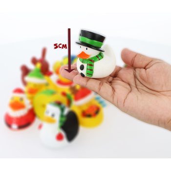 Ziemassvētku Vannas Pīlī&scaron;u Mix 6cm (12 gab.) - Svētku Dāvaniņas