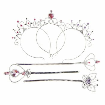 PRINCESES SKEPTRS + TIĀRA UZ KARTES (12 gab.)