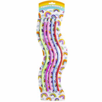 5 daļu lokāmo zīmuļu komplekts Twisty XL uz kartītes (10 gab.)