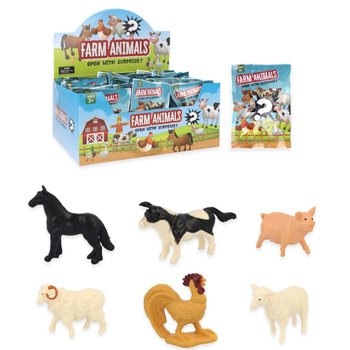 Blind Bag / Pārsteiguma Maisiņ&scaron; - Tēma: Lauku Dzīvnieki Displejā (60 gab.)