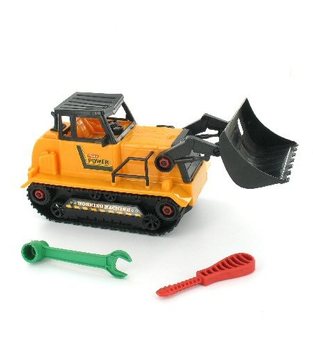 Saliekamais buldozers DIY (4 gab.)