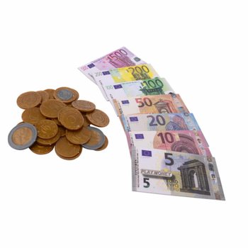 HOME SHOPPING - EURO ROTAĶU NAUDA UN BANKNOTES UZ KARTES (6 gab.)