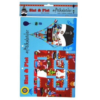 Sinterklaas un Piet laika skaitī&scaron;anas kalendārs - 2. modelis (9 gab.)