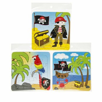 Pirātu puzļu mikss - 14 x 14 cm (50 gab.)