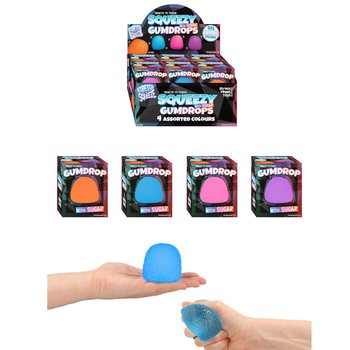 SQUEEZE GUM DROP - AR CUKURA PILDĪJUMU - DISPLEJĀ (12 gab.)