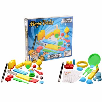 MAGIC TRICKS - LIELA BURVJU TRIKU KASTE AR 12 TRIKIEM IEPAKOJUMĀ