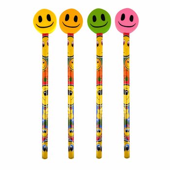 Jautrs Smiley Zīmulis ar Dzēšgumiju (24 gab.)